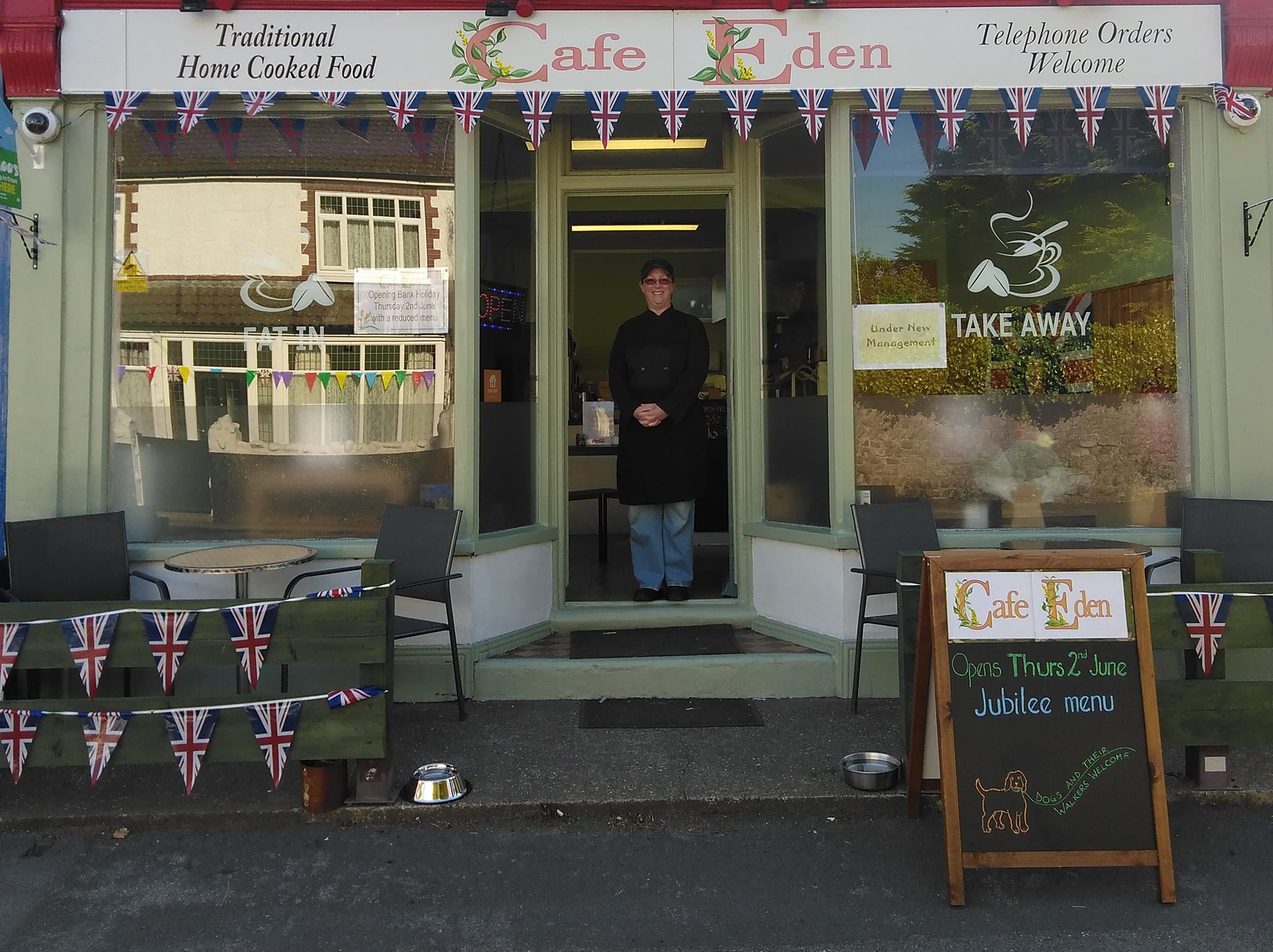 Cafe Eden Front of Cafe